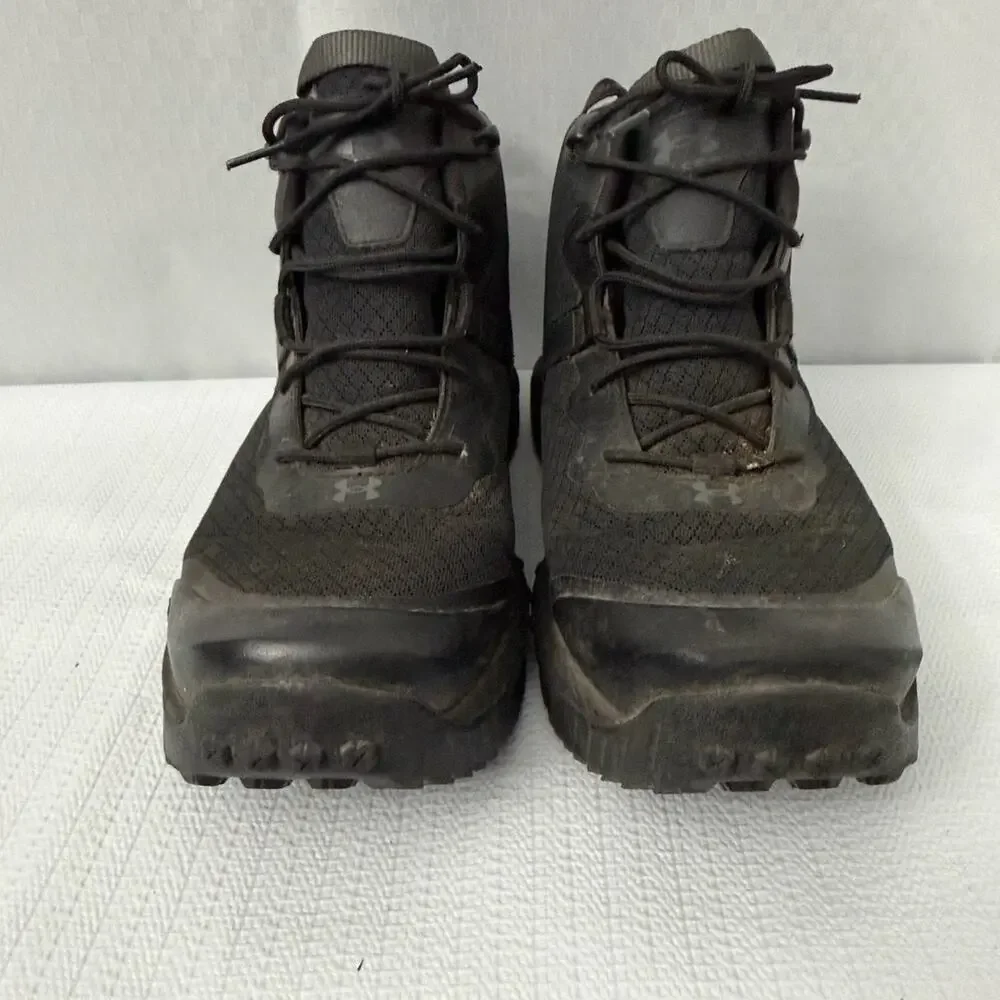 Under Armour Micro G Valsetz Mid Boots Mens 9.5 EE Black Tactical Lace Up